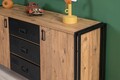 Set mobilier living, Sapphire, Cosmo Takım 26, PAL, Pin Atlantic / Negru