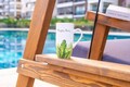 Balansoar de gradina 2 locuri, Swingo, Pera 2000, 203x116x180 cm, Cadru: 100% MOLID cu FSC®, Antracit