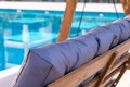 Balansoar de gradina 2 locuri, Swingo, Pera 2000, 203x116x180 cm, Cadru: 100% MOLID cu FSC®, Antracit