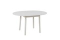 Set masă și scaune extensibile, Vella, Oliver, PAL, Alb