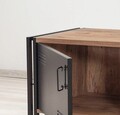 Set mobilier living, Sapphire, COSMO-TKM.13, PAL, Pin Atlantic / Negru