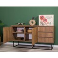 Set mobilier living, Sapphire, Laxus Takım 7, PAL, Nuc / Negru