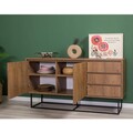 Set mobilier living, Sapphire, Laxus Takım 1, PAL, Nuc / Negru