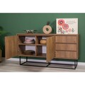 Set mobilier living, Sapphire, Laxus Takım 9, PAL, Nuc / Negru