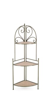 Verde inchis, Etajera de colt 126 cm