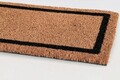 Covoras de intrare Valerie, Bizzotto, 25x75 cm, fibra de cocos/PVC, maro