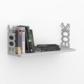 Raft pentru perete Books, Decormet, 72x20x20 cm, alb