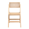 Scaun Verdura, Homla, 46x52x80 cm, lemn/ratan, natur