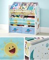 Organizator jucarii / mobilier camera copilului, Songmics, cu 7 cutii detasabile, 62.5x29.5x60 cm, multicolor
