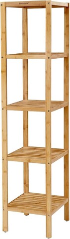 Raft de depozitare cu 5 niveluri Songmics, 33x33x96 cm, bambus, maro