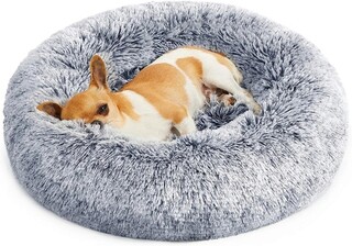 Gri deschis, Pat pentru caini Ø50 cm