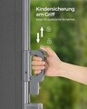 Paravan lateral pentru gradina sau terasa / copertina solara laterala, Songmics, sistem de fixare inclus, UV 50+, 180x400 cm, gri