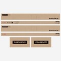 Paravan lateral pentru gradina sau terasa / copertina solara laterala, Songmics, sistem de fixare inclus, 180x450 cm, gri