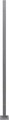 Stalp cu fixare in pamant pentru paravan lateral Songmics, 11.5x11.5x152 cm, fier rezistent la rugina, gri