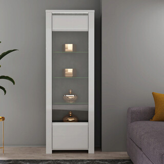 66.7x41.9x197.5 cm, Alb lucios