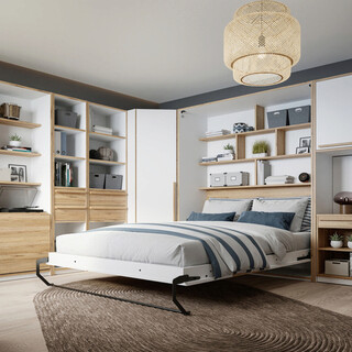 160x200 cm, Alb;Stejar