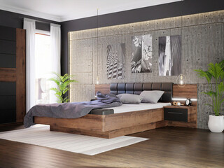 160x200 cm, Maro;Negru