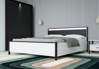 180x200 cm, Gri;Negru