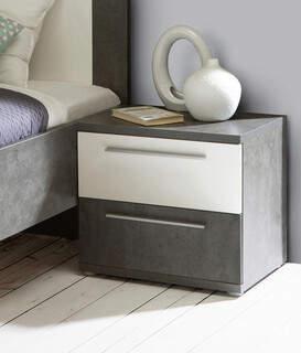 50.1x34.7x44.7 cm, Gri inchis;Alb lucios