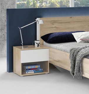 45.2x41.3x41.7 cm, Stejar;Alb