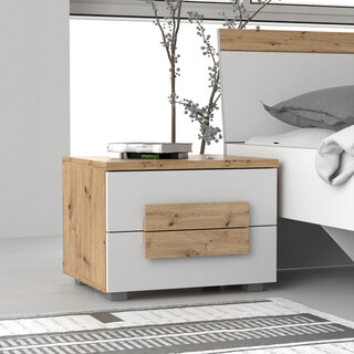 50.4x41.3x37.3 cm, Stejar;Alb