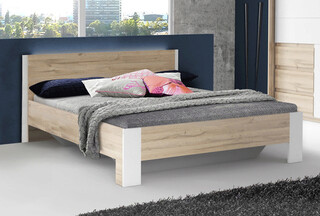 160x200 cm, Stejar;Alb