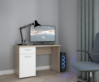 110x60x76.3 cm, Sonoma;Alb