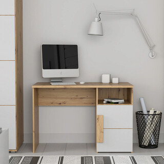 110x60x75.3 cm, Stejar;Alb