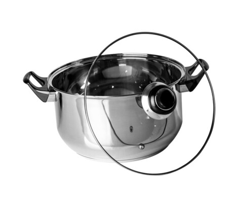 Oala cu capac Promo, Vanora, 5.2 L, inox