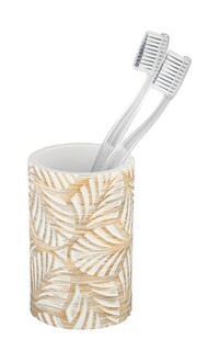 7x10.7 cm, Alb;Auriu, Suport periute