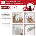 Suport pentru uscatorul de par Turbo-Loc, Wenko, 12.5x11.5x9 cm, inox, argintiu lucios