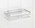 Polita pentru baie Premium, Wenko, 24x13.5x6.5 cm, inox, argintiu lucios