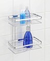 Polita pentru baie Premium, Wenko, 24x13.5x27 cm, inox, argintiu lucios