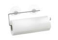 Suport rola servetele Static-Loc, Wenko, 30x8.5 cm, metal/PET, argintiu lucios