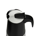 Filtru cafea Astar Mokka, Homla, 10x19 cm, 300 ml, inox/plastic, negru/argintiu