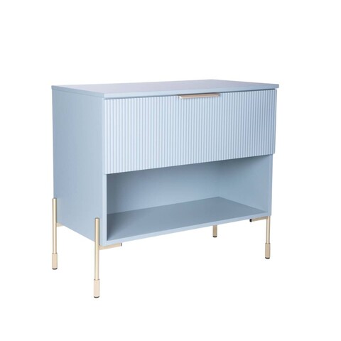 Dulap baie / masca chiuveta Navado, Homla, 80x45x57 cm, PAL/MDF, albastru