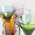 Set 6 pahare vodca Samber, Homla, 5.5x16 cm, sticla, multicolor
