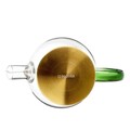Ceainic Kubbe, Homla, 1.8 L, sticla/inox, verde/auriu