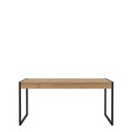 Masa Heusden, Bedora, 166x90.2x76.9 cm, PAL, stejar/negru