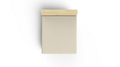 Cearceaf cu elastic pat dublu (IT), Cream, Patik, Bumbac
