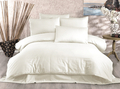 Set lenjerie de pat pentru o persoana Single XL (DE), 2 piese, Lilyum - Cream, Whitney, 80% BUMBAC/20% POLIESTER