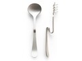 Set 2 linguri pentru gem si miere, Excelsa, 3x15x4 cm, inox