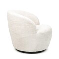 Fotoliu pivotant Svingen, Homla, 77x65.5x69 cm, MDF/poliester, ecru