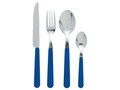 Set tacamuri 24 piese, Jolly, Excelsa, inox, albastru