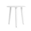 Masuta de cafea Cast, Homla, 40x40 cm, lemn, alb
