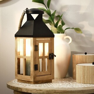 12x12x31 cm, Natur;Negru