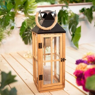 18x18x51 cm, Natur;Negru