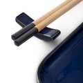 Set pentru sushi 8 piese Okinava, Homla, pentru 2 persoane, 28x26.5 cm, ceramica/bambus, albastru