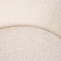 Fotoliu Lunaire, Homla, 86x76x87 cm, metal/poliester Teddy Boucle, bej