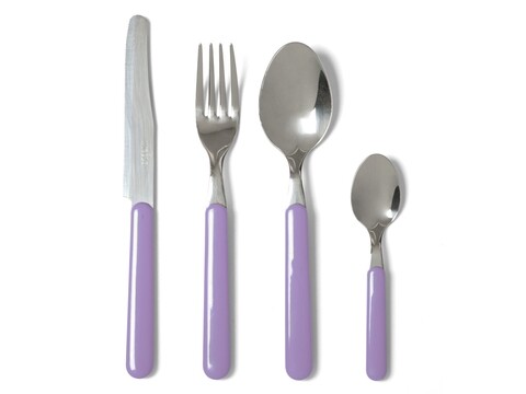 Set tacamuri 24 piese, Fashion, Excelsa, inox, lila